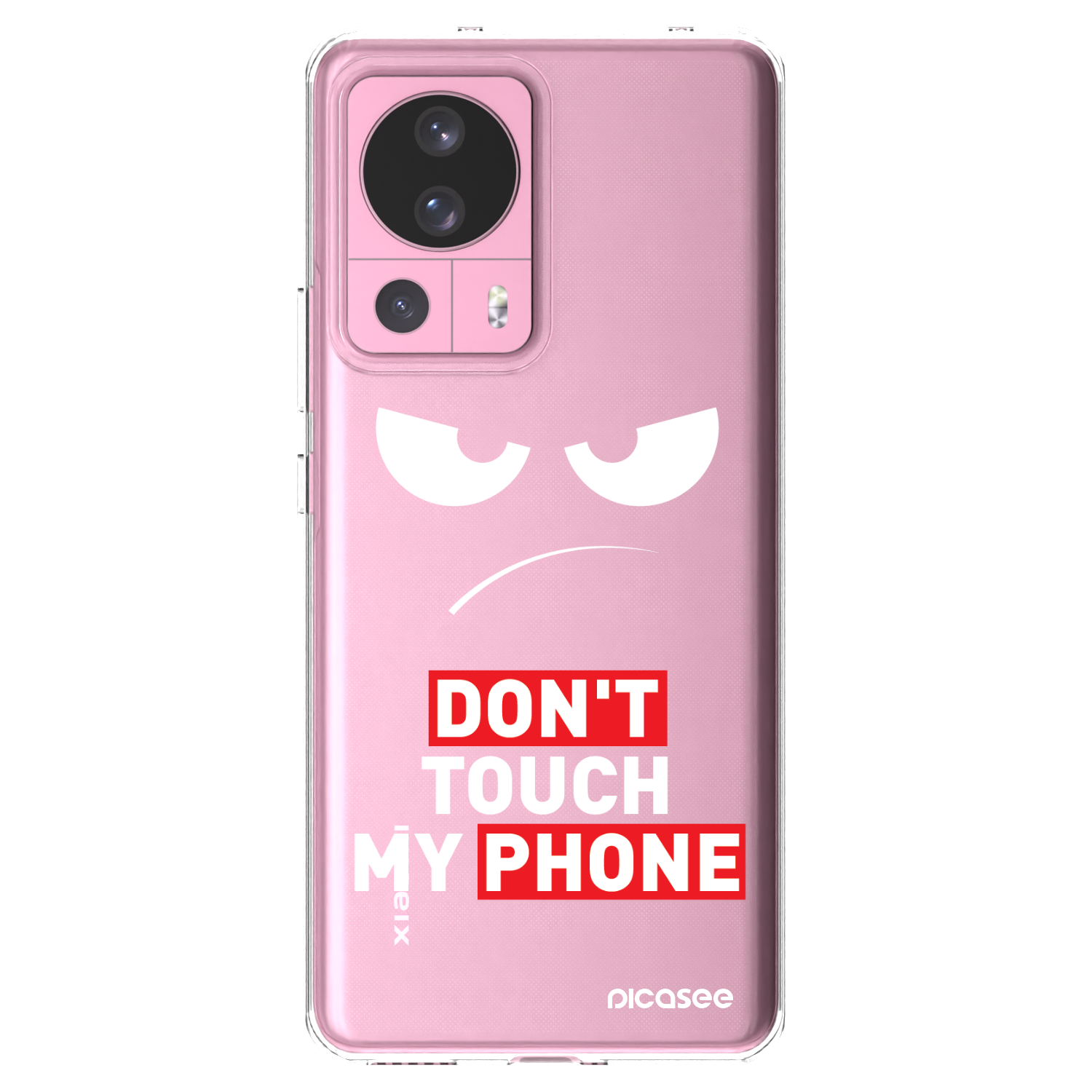 Picasee silikonska prozirna maskica za Xiaomi 13 Lite - Angry Eyes - Transparent