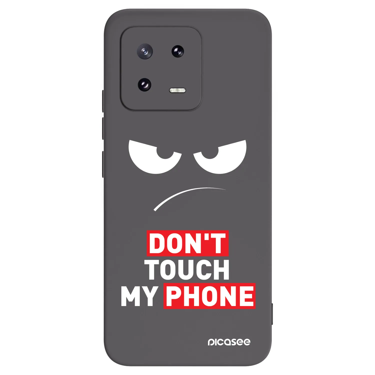 Picasee crna silikonska maskica za Xiaomi 13 Pro - Angry Eyes - Transparent