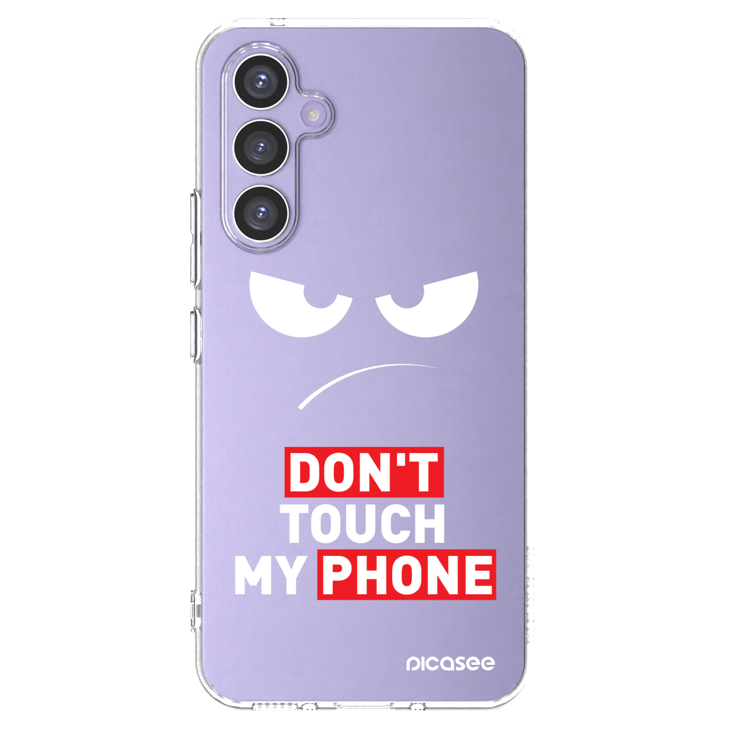 Picasee silikonska prozirna maskica za Samsung Galaxy A54 5G A546B - Angry Eyes - Transparent