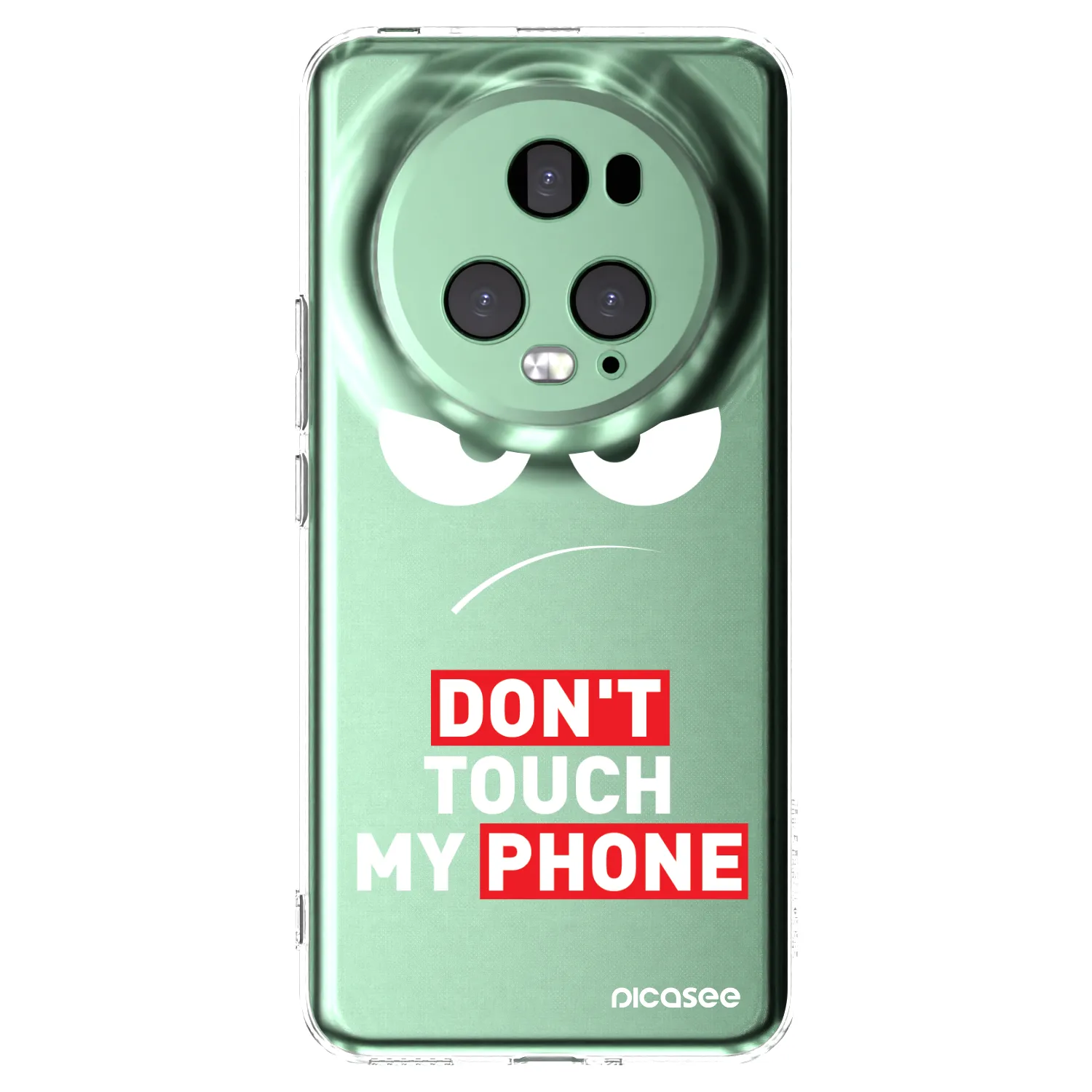 Picasee silikonska prozirna maskica za Honor Magic5 Pro - Angry Eyes - Transparent