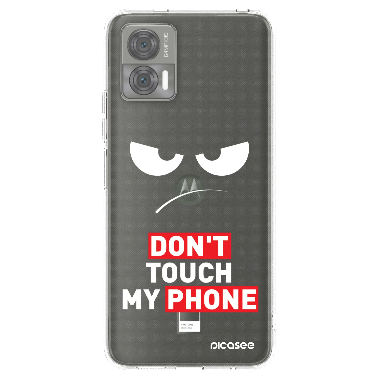 Picasee silikonska prozirna maskica za Motorola Edge 30 Neo - Angry Eyes - Transparent