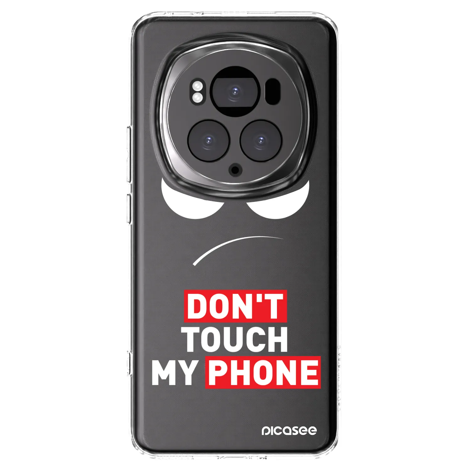 Picasee silikonska prozirna maskica za Honor Magic6 Pro - Angry Eyes - Transparent