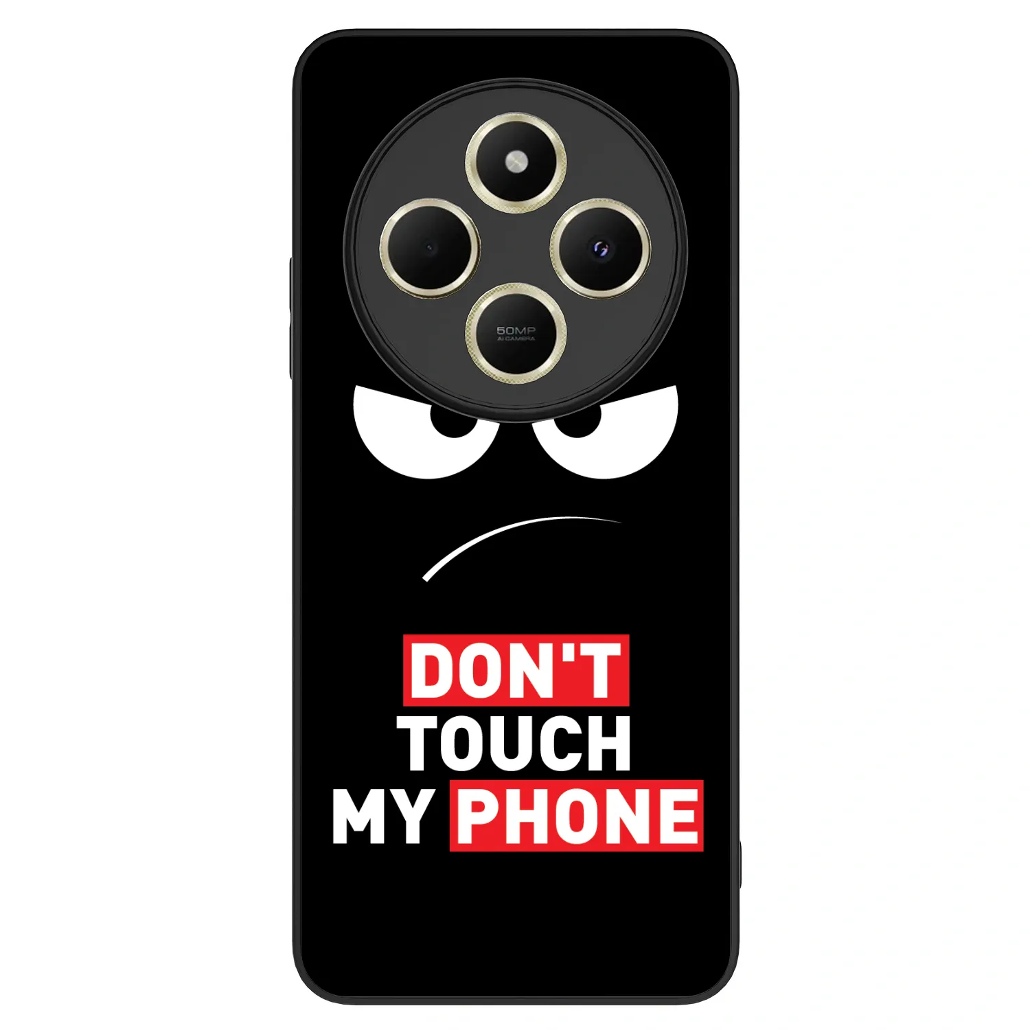 Picasee ULTIMATE CASE za Xiaomi Redmi 14C - Angry Eyes - Transparent