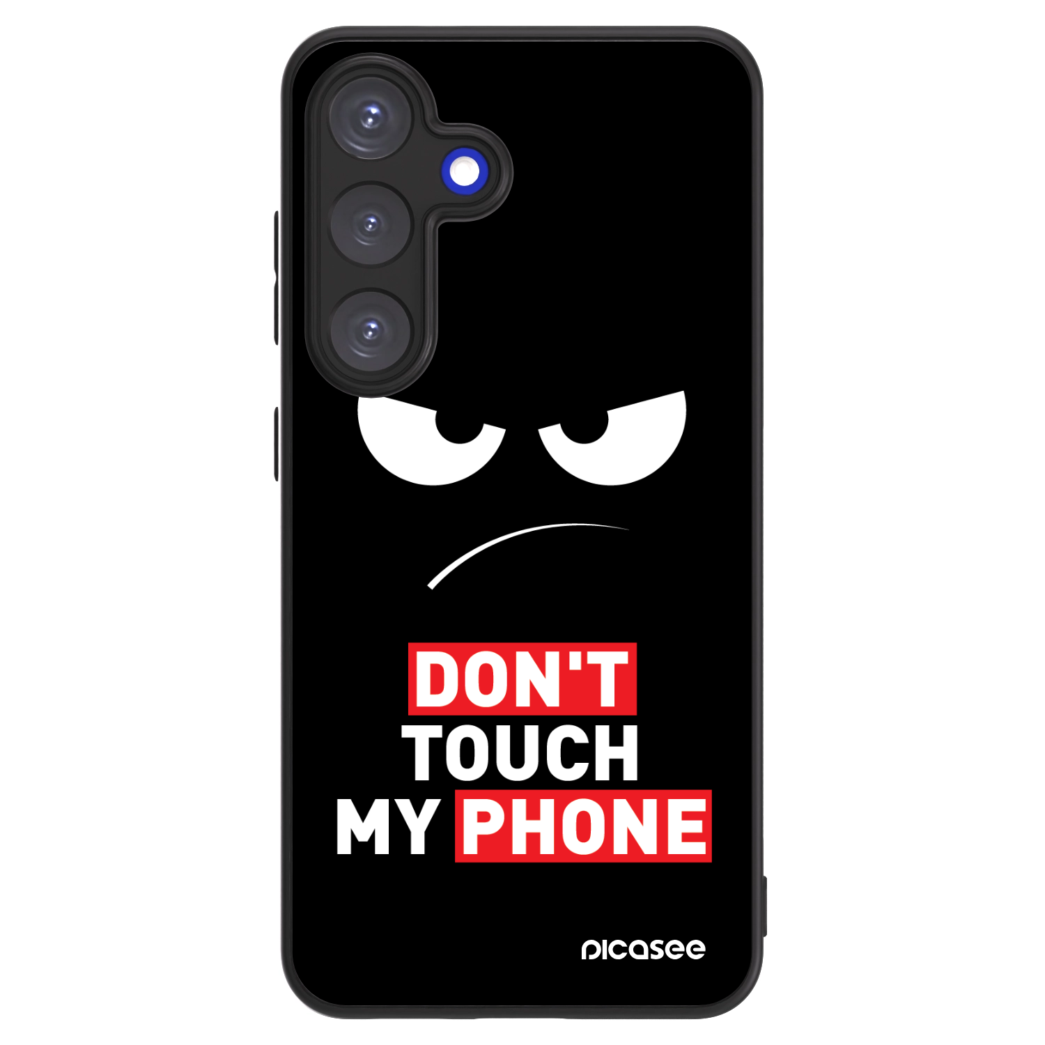 Picasee ULTIMATE CASE PowerShare za Samsung Galaxy S25 5G - Angry Eyes - Transparent
