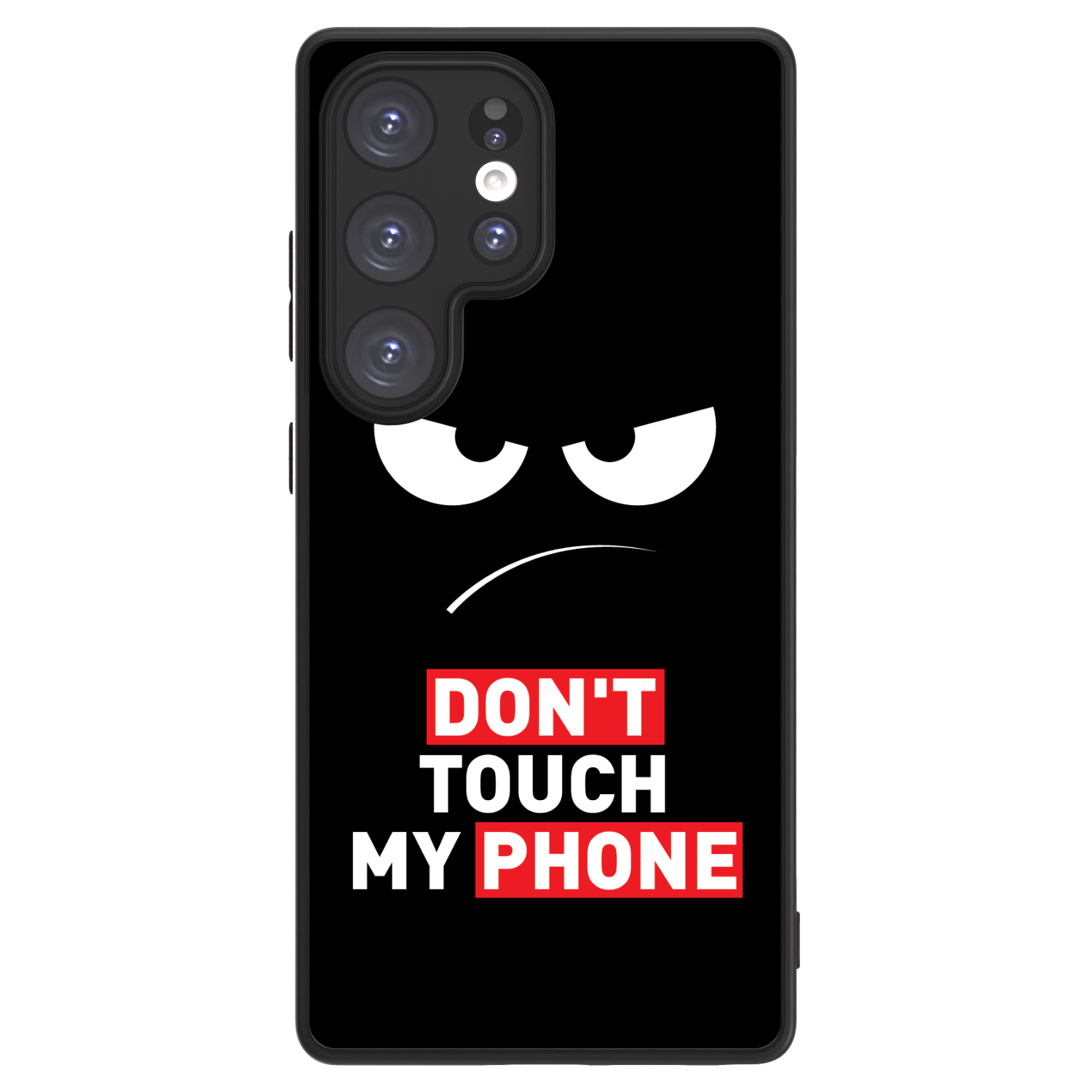 Picasee ULTIMATE CASE za Samsung Galaxy S25 Ultra 5G - Angry Eyes - Transparent