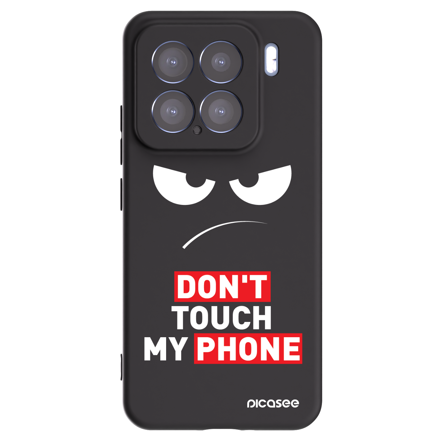 Picasee crna silikonska maskica za Xiaomi 15 - Angry Eyes - Transparent