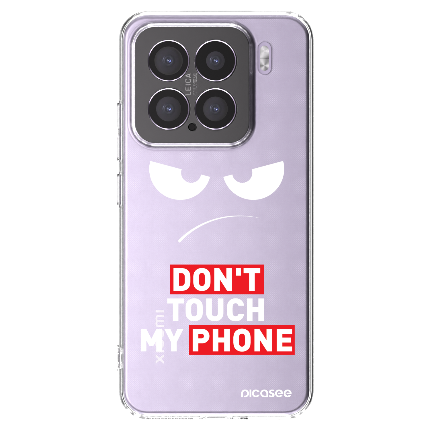 Picasee silikonska prozirna maskica za Xiaomi 15 - Angry Eyes - Transparent