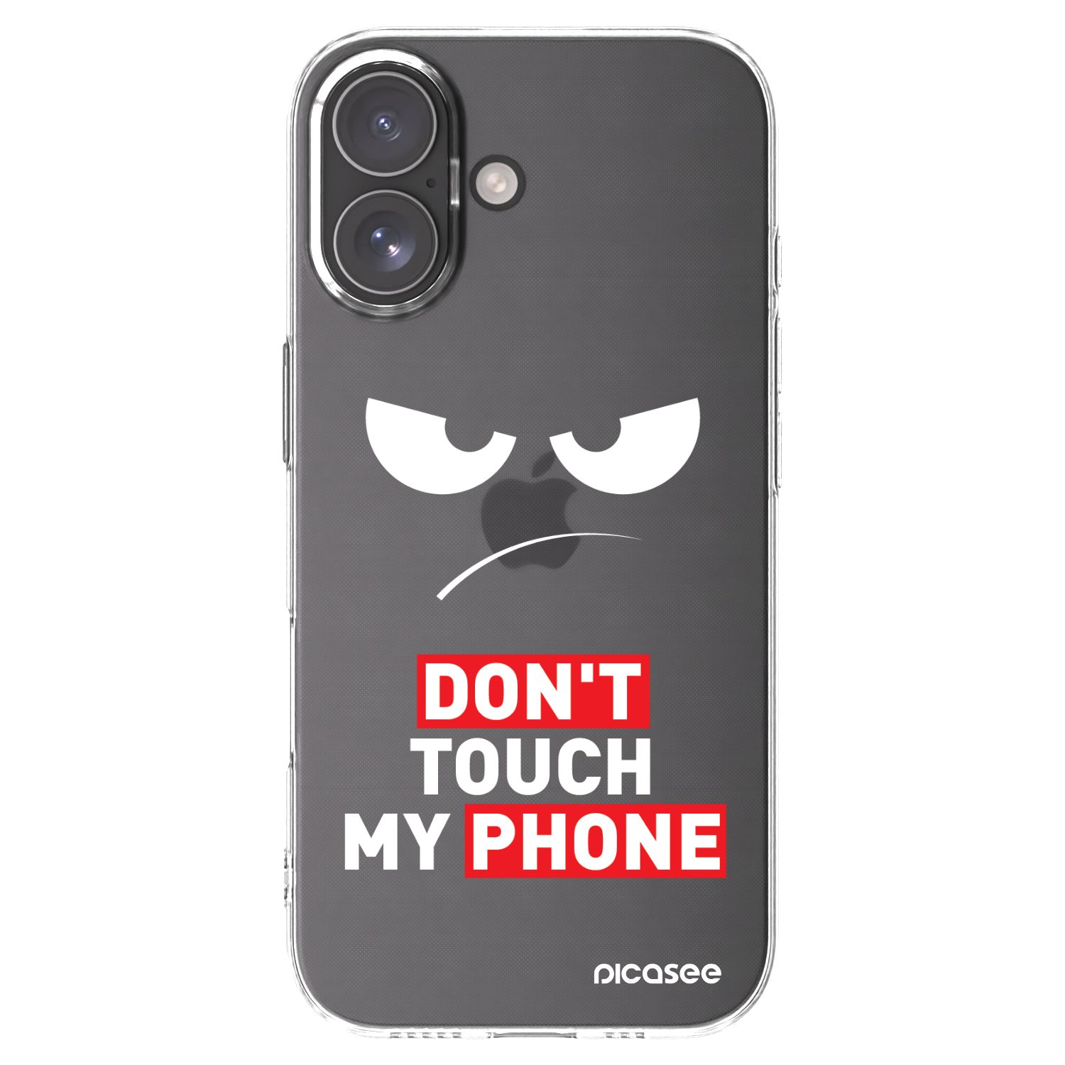 Picasee silikonska prozirna maskica za Apple iPhone 17 - Angry Eyes - Transparent