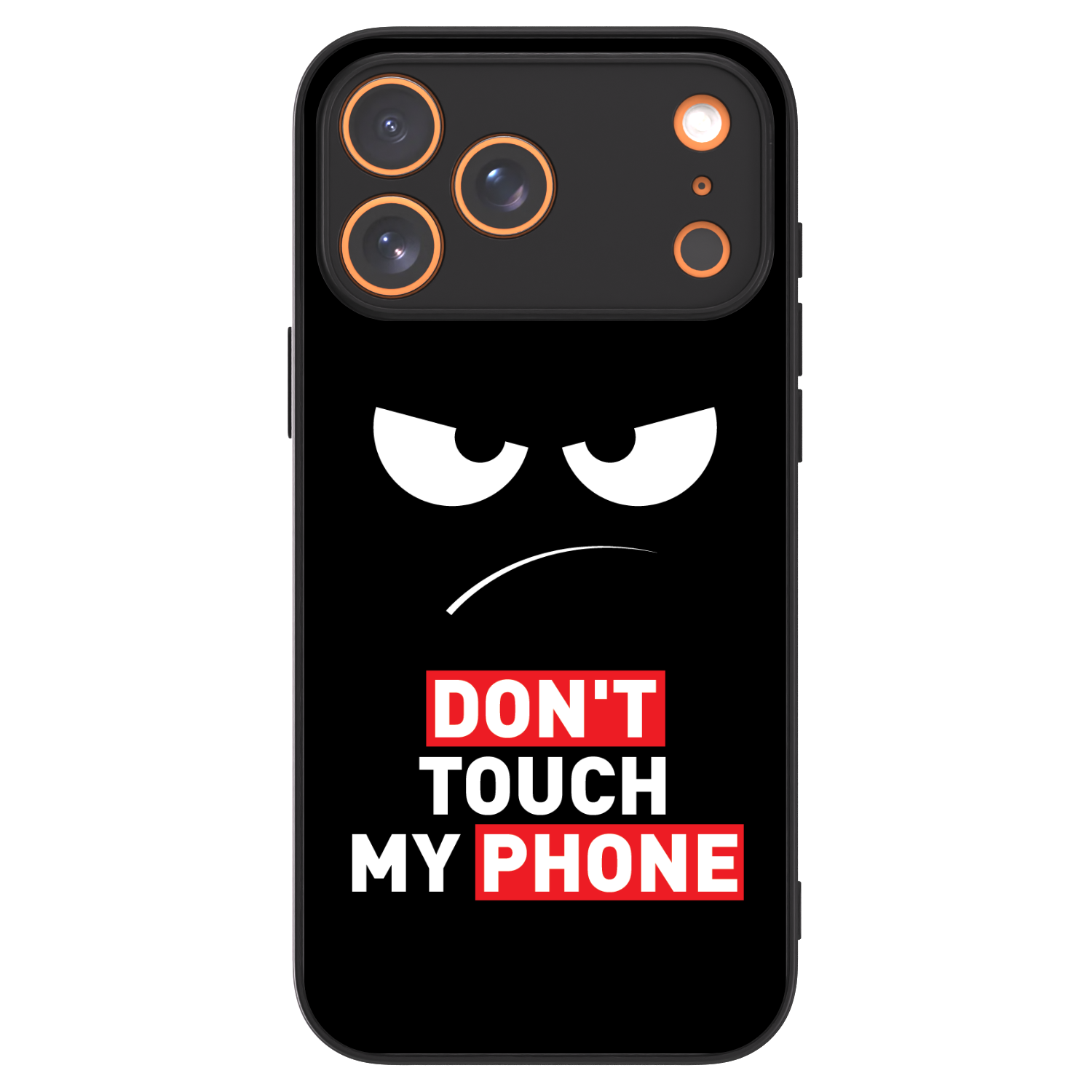 Picasee ULTIMATE CASE MagSafe za Apple iPhone 17 Pro Max - Angry Eyes - Transparent