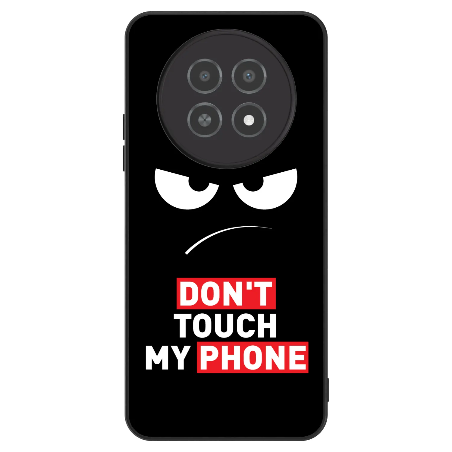 Picasee ULTIMATE CASE za Realme 12X - Angry Eyes - Transparent