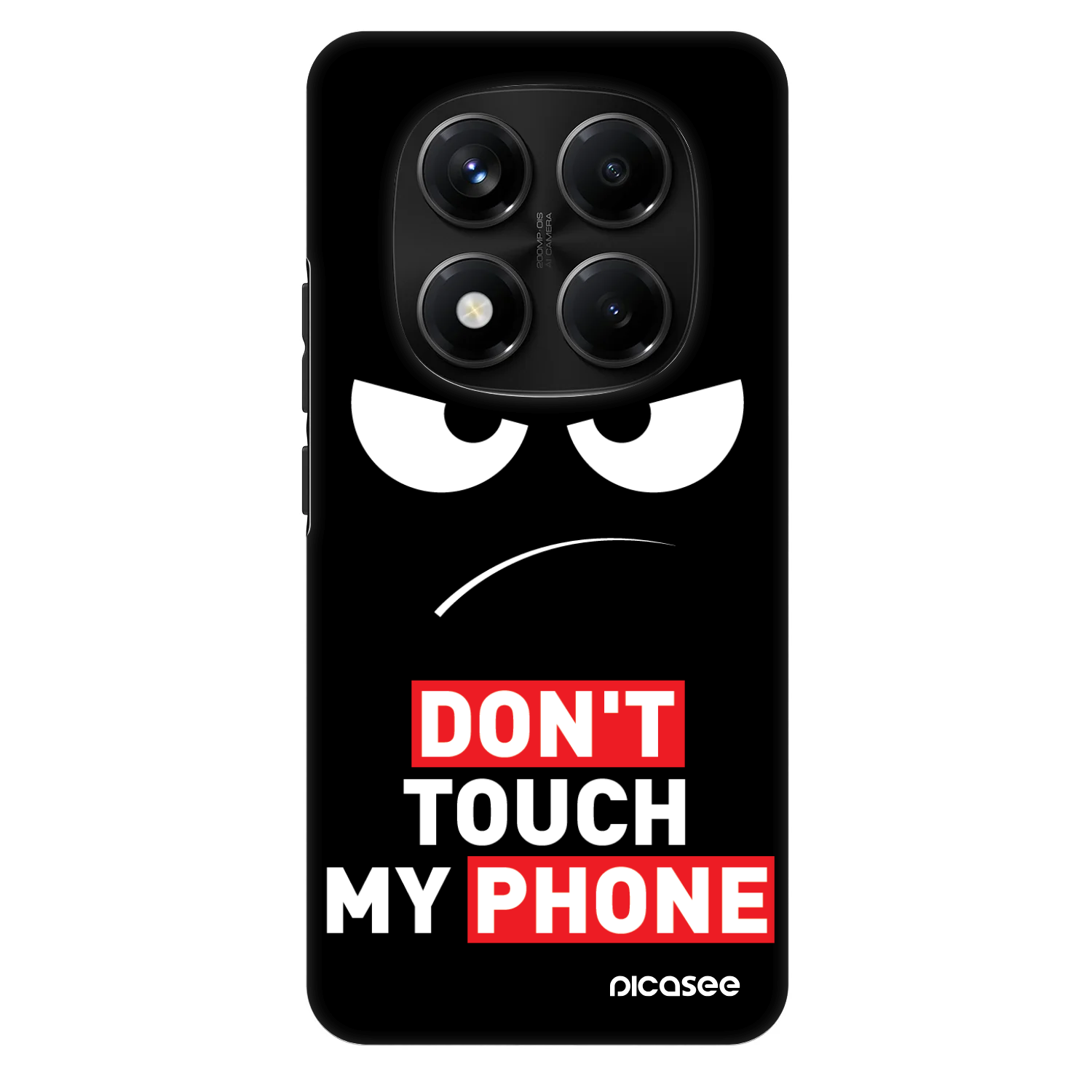 Picasee Fashion Case za Xiaomi Redmi Note 14 Pro+ 5G - Angry Eyes - Transparent