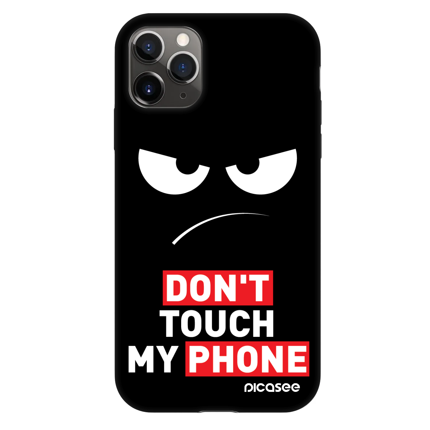 Picasee Fashion Case za Apple iPhone 11 Pro - Angry Eyes - Transparent