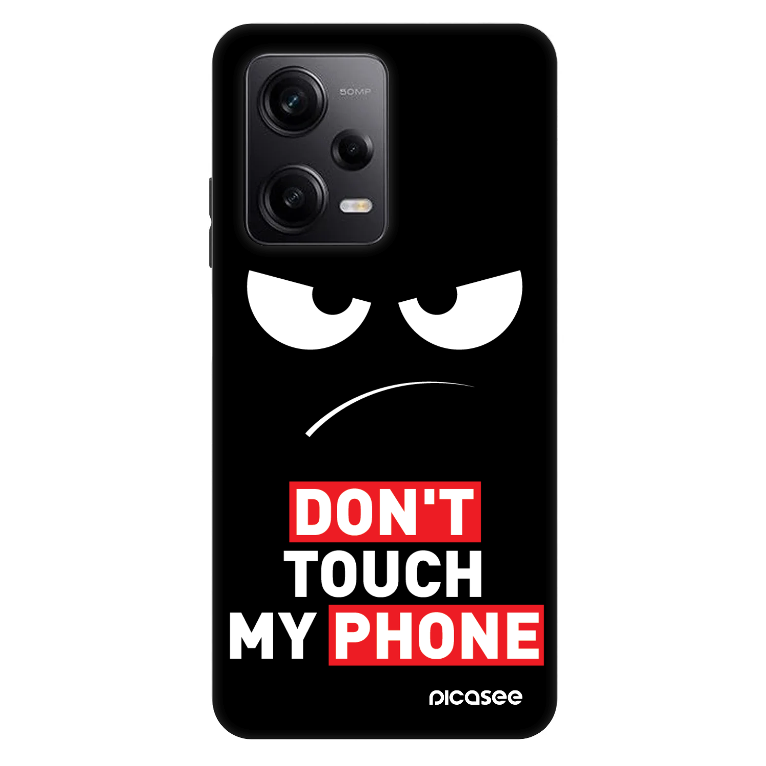 Picasee Fashion Case za Xiaomi Redmi Note 12 Pro+ 5G - Angry Eyes - Transparent