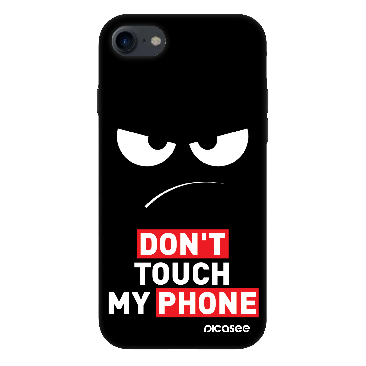 Picasee Fashion Case za Apple iPhone SE 2022 - Angry Eyes - Transparent