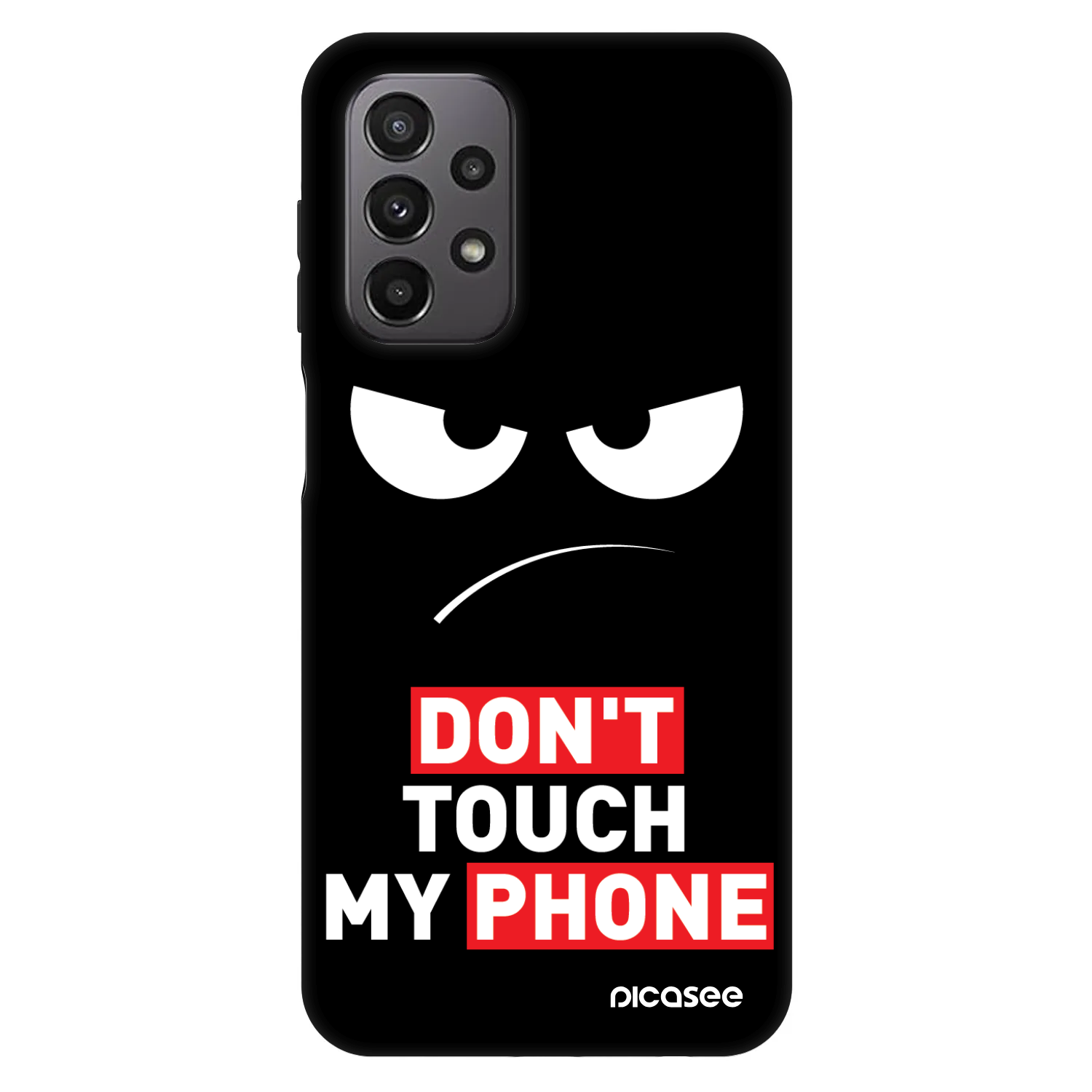 Picasee Fashion Case za Samsung Galaxy A23 A236B 5G - Angry Eyes - Transparent