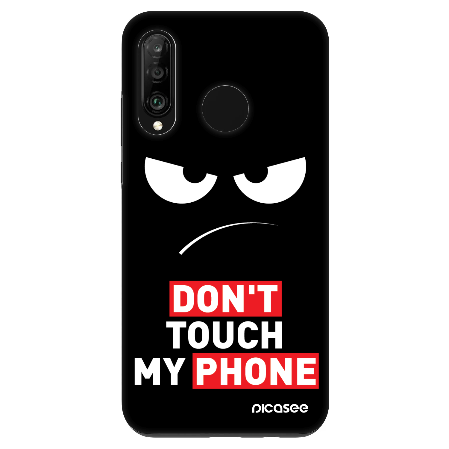Picasee Fashion Case za Huawei P30 Lite - Angry Eyes - Transparent