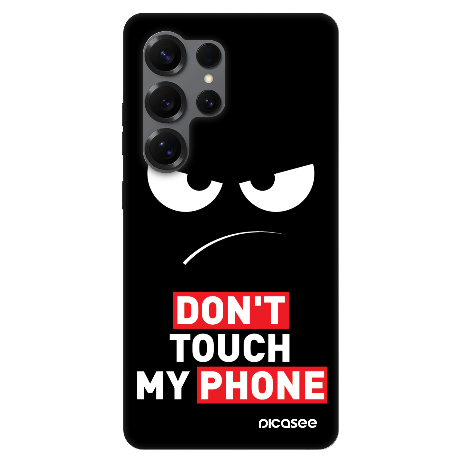Picasee Fashion Case PowerShare pro Samsung Galaxy S25 Ultra 5G - Angry Eyes - Transparent