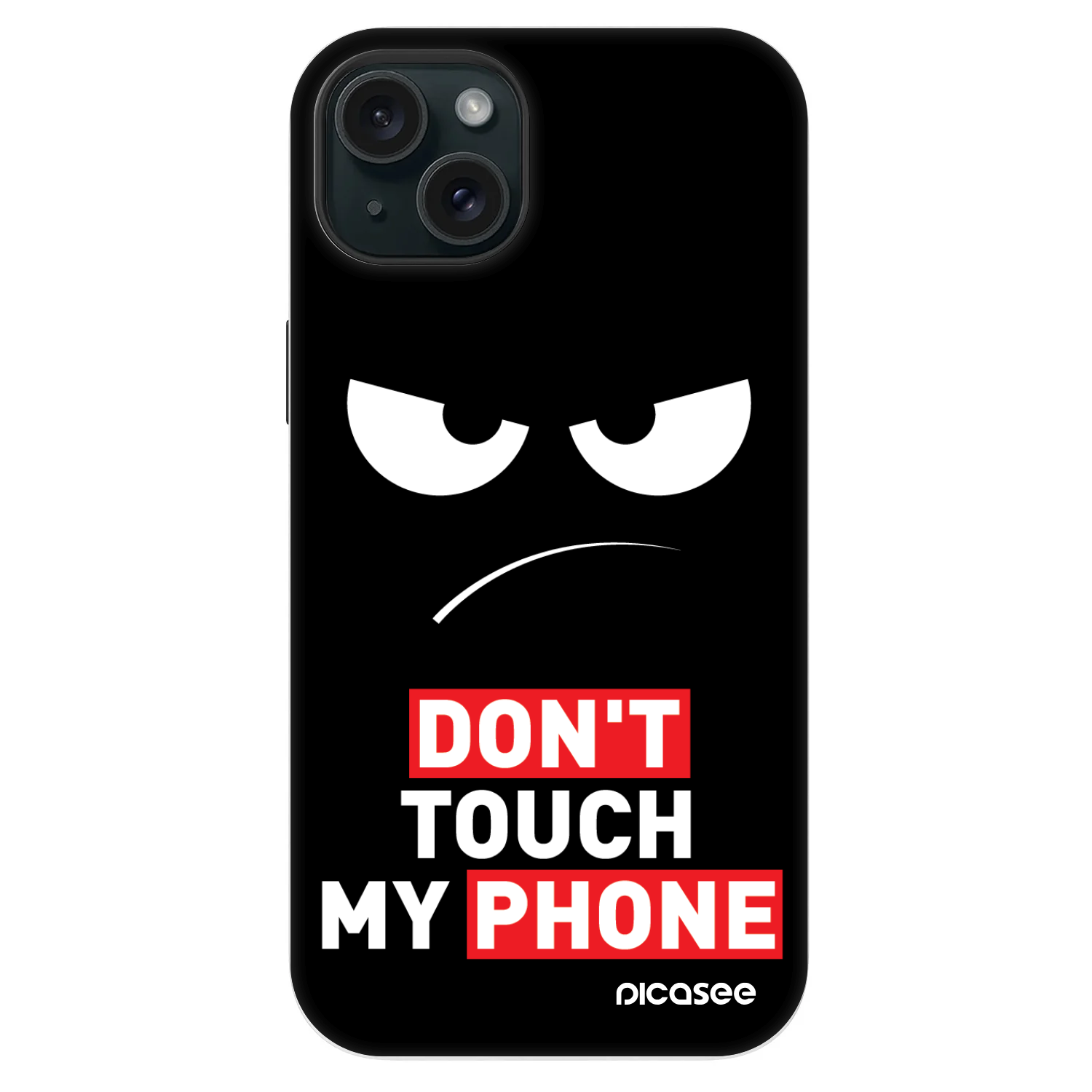 Picasee Fashion Case MagSafe za Apple iPhone 14 Plus - Angry Eyes - Transparent