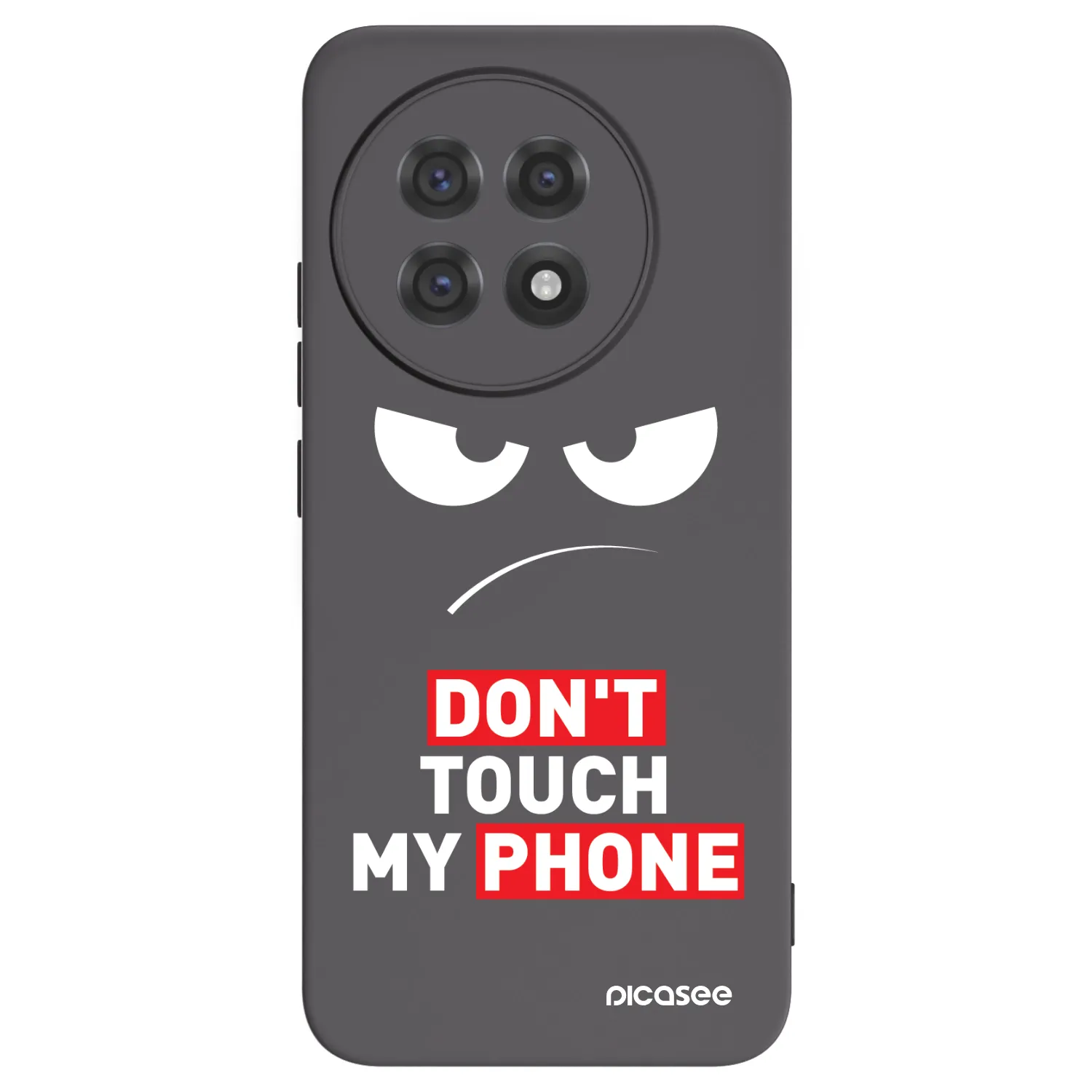 Picasee crna silikonska maskica za OnePlus 13R 5G - Angry Eyes - Transparent