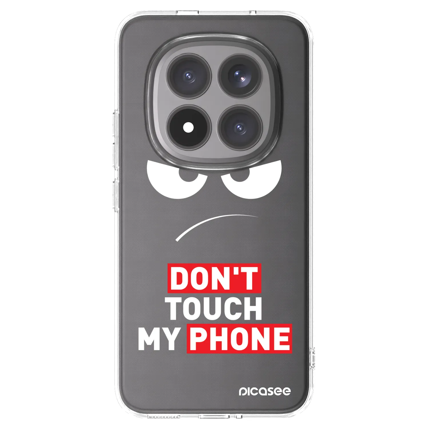 Picasee silikonska prozirna maskica za Xiaomi Redmi Note 15 Pro+ - Angry Eyes - Transparent