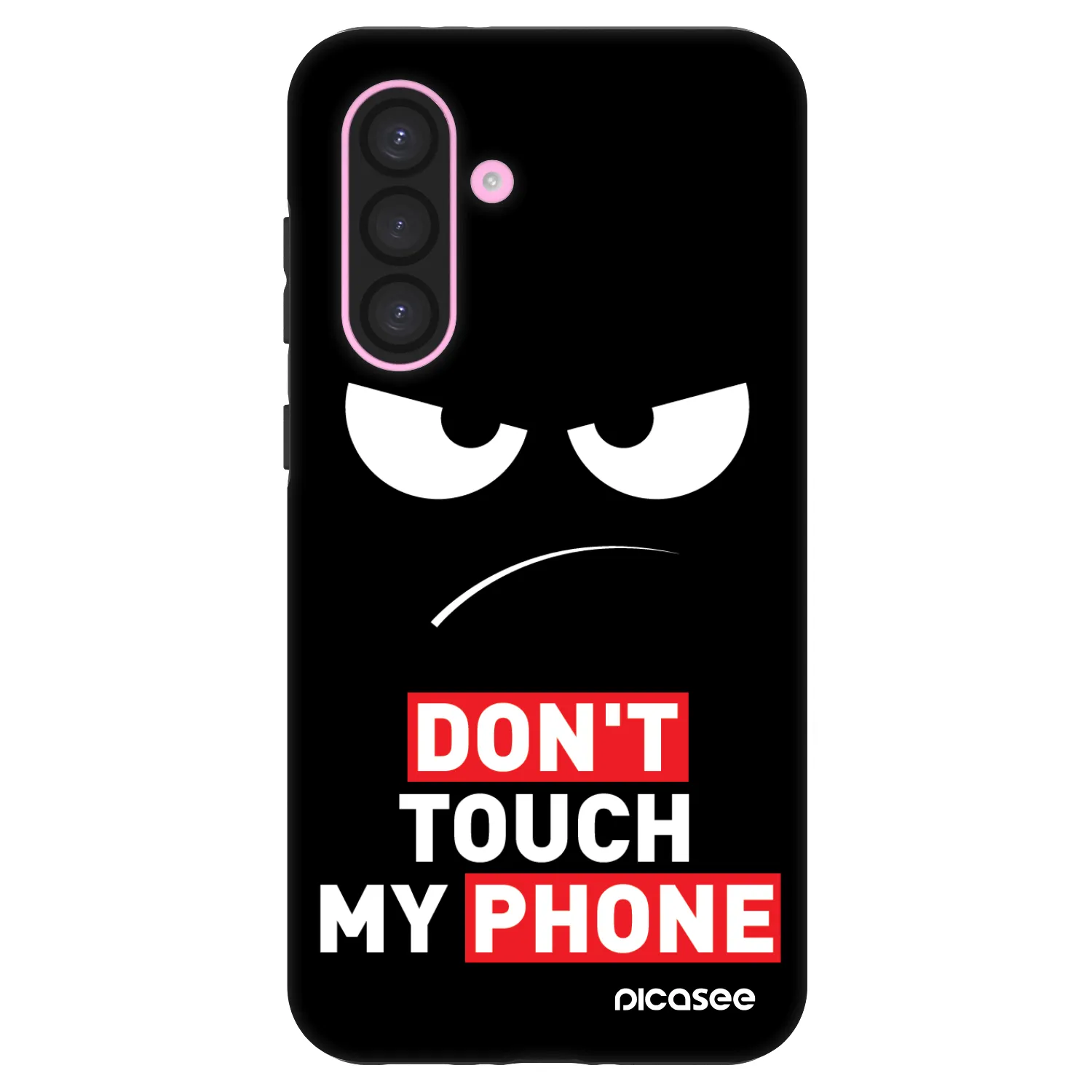 Picasee Fashion Case za Samsung Galaxy A56 5G A566B - Angry Eyes - Transparent