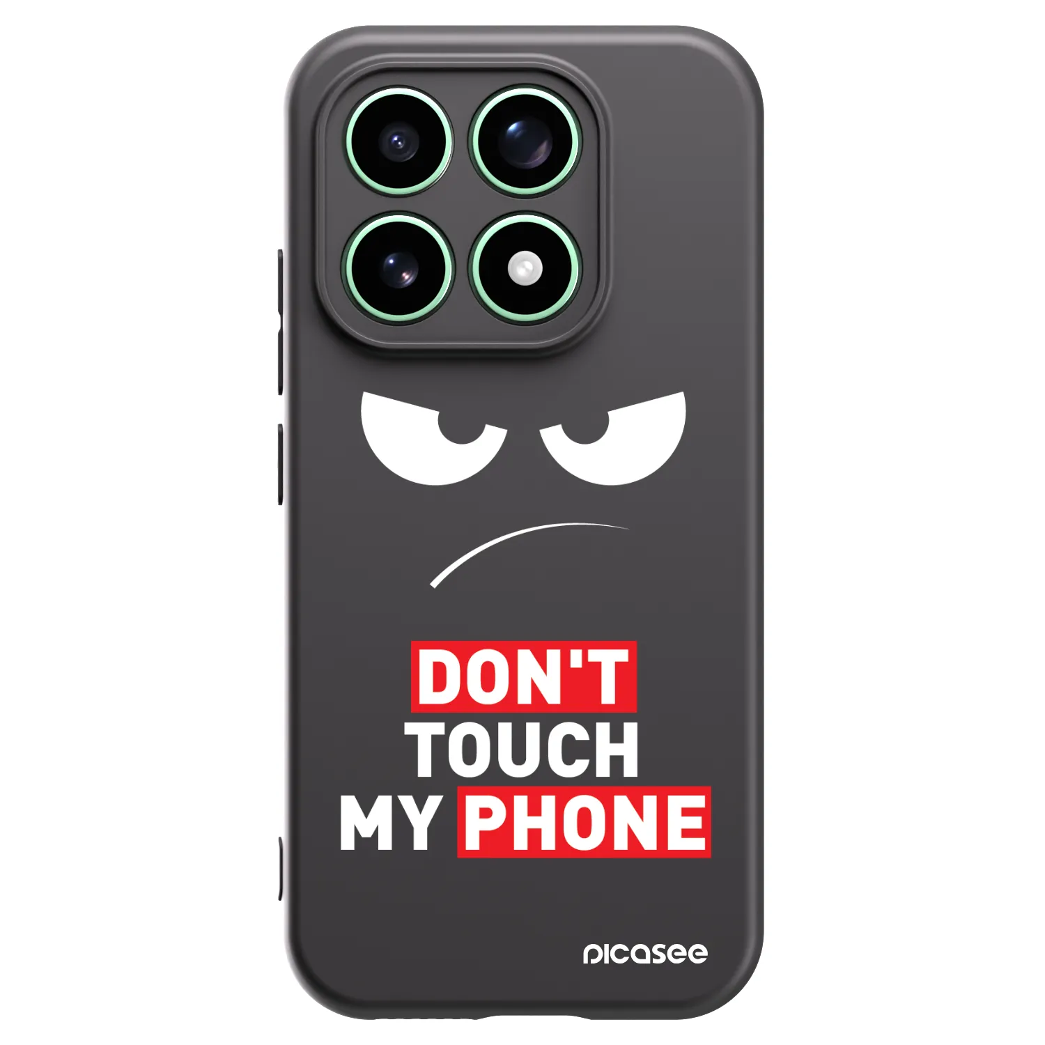 Picasee crna silikonska maskica za Xiaomi 17 - Angry Eyes - Transparent