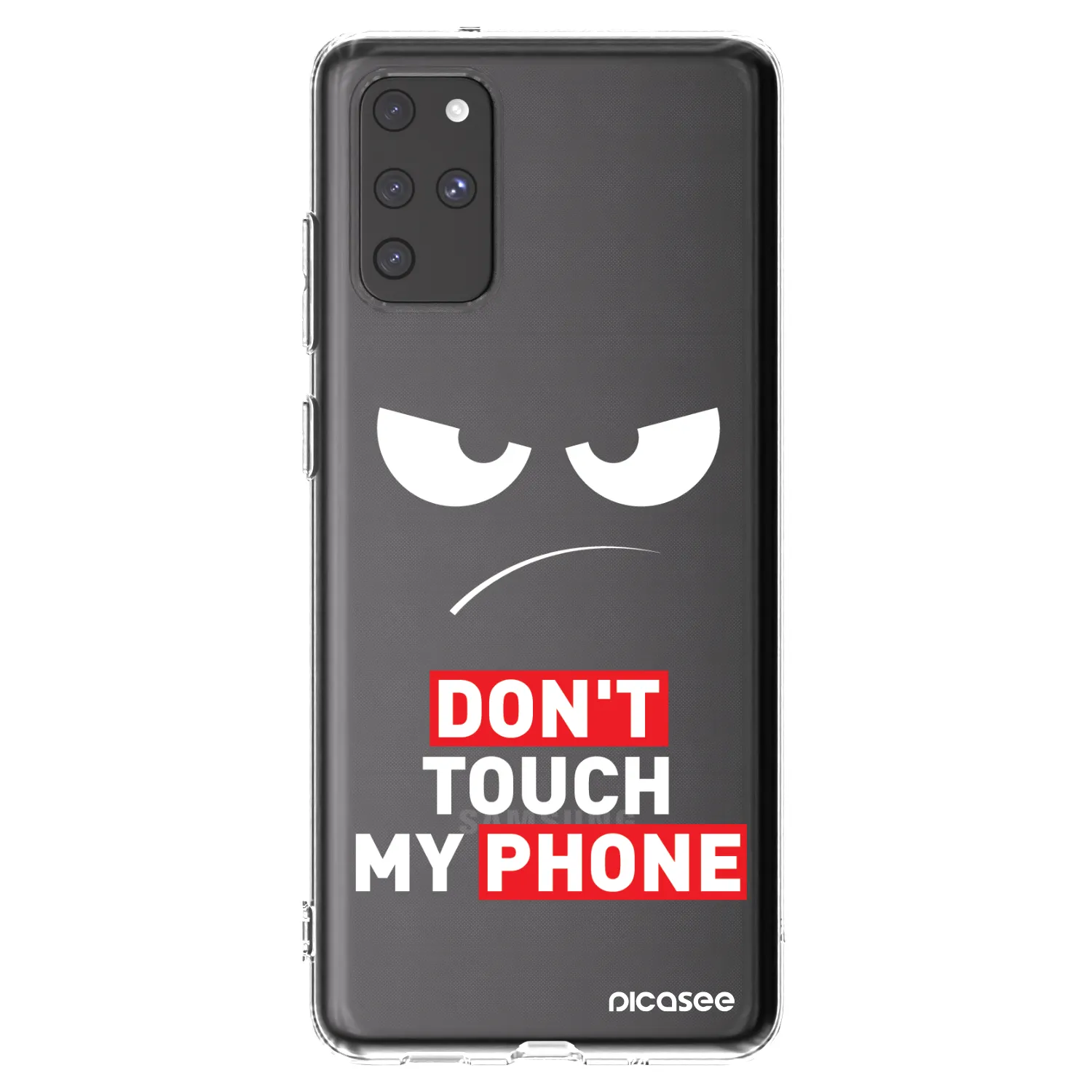 Picasee silikonska prozirna maskica za Samsung Galaxy S20+ G985F - Angry Eyes - Transparent