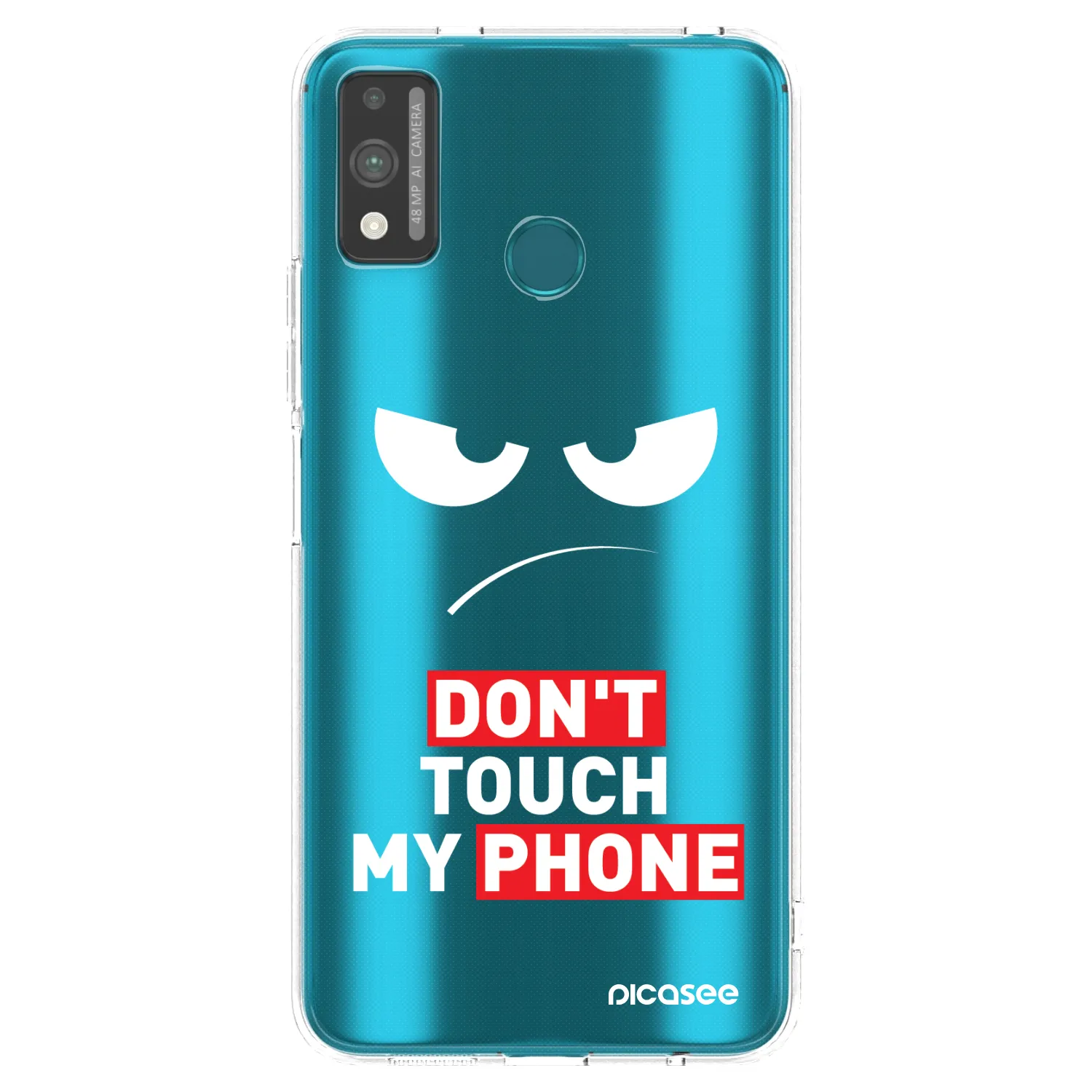 Picasee silikonska prozirna maskica za Honor 9X Lite - Angry Eyes - Transparent