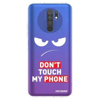 Picasee silikonska prozirna maskica za Xiaomi Redmi 9 - Angry Eyes - Transparent