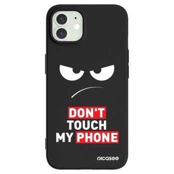 Picasee crna silikonska maskica za Apple iPhone 12 - Angry Eyes - Transparent