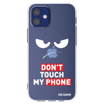 Picasee silikonska prozirna maskica za Apple iPhone 12 mini - Angry Eyes - Transparent