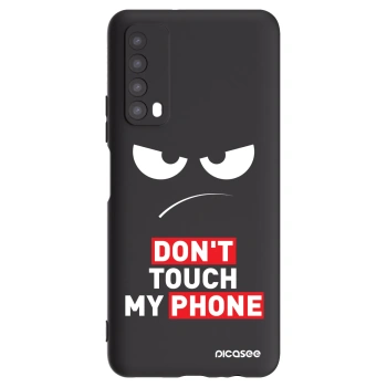 Picasee crna silikonska maskica za Huawei P Smart 2021 - Angry Eyes - Transparent