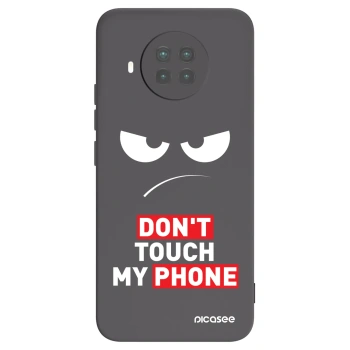 Picasee crna silikonska maskica za Xiaomi Mi 10T Lite - Angry Eyes - Transparent