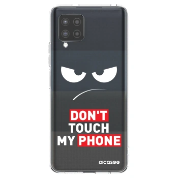 Picasee silikonska prozirna maskica za Samsung Galaxy A42 A426B - Angry Eyes - Transparent