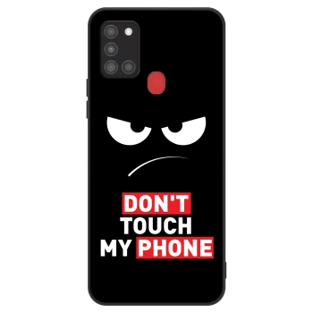 Maskica za Samsung Galaxy A21s - Angry Eyes - Transparent