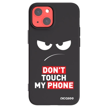 Picasee crna silikonska maskica za Apple iPhone 13 mini - Angry Eyes - Transparent