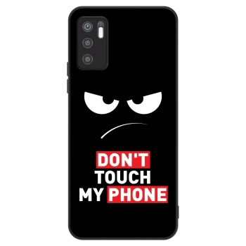 Maskica za Xiaomi Redmi Note 10 5G - Angry Eyes - Transparent