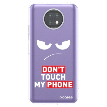 Picasee silikonska prozirna maskica za Xiaomi Redmi Note 9T - Angry Eyes - Transparent