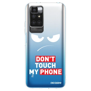 Picasee silikonska prozirna maskica za Xiaomi Redmi 10 - Angry Eyes - Transparent