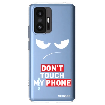 Picasee silikonska prozirna maskica za Xiaomi 11T - Angry Eyes - Transparent