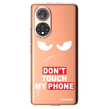 Picasee silikonska prozirna maskica za Honor 50 5G - Angry Eyes - Transparent