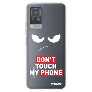 Picasee silikonska prozirna maskica za Vivo X60 Pro 5G - Angry Eyes - Transparent