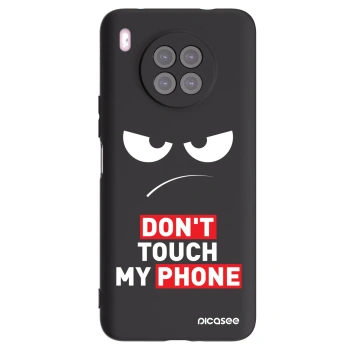 Picasee crna silikonska maskica za Huawei Nova 8i - Angry Eyes - Transparent