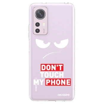 Picasee silikonska prozirna maskica za Xiaomi 12 - Angry Eyes - Transparent