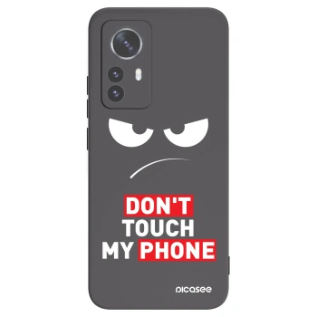 Picasee crna silikonska maskica za Xiaomi 12 Pro - Angry Eyes - Transparent
