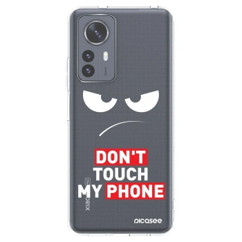 Picasee silikonska prozirna maskica za Xiaomi 12 Pro - Angry Eyes - Transparent