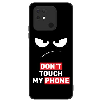 Maskica za Xiaomi Redmi 10C - Angry Eyes - Transparent