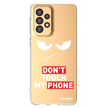 Picasee silikonska prozirna maskica za Samsung Galaxy A33 5G A336 - Angry Eyes - Transparent