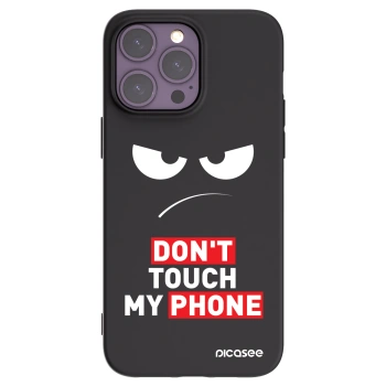 Picasee crna silikonska maskica za Apple iPhone 14 Pro Max - Angry Eyes - Transparent