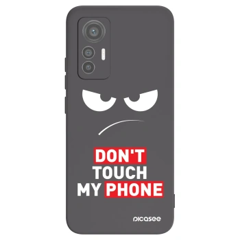 Picasee crna silikonska maskica za Xiaomi 12 Lite - Angry Eyes - Transparent